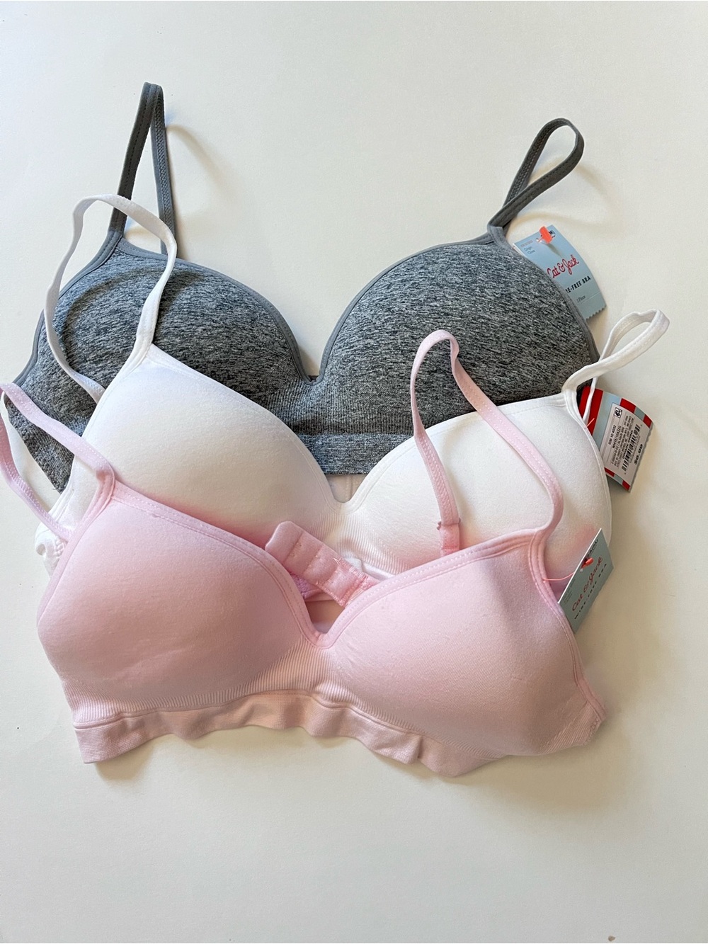 Bundle of Wireless Tween Bras